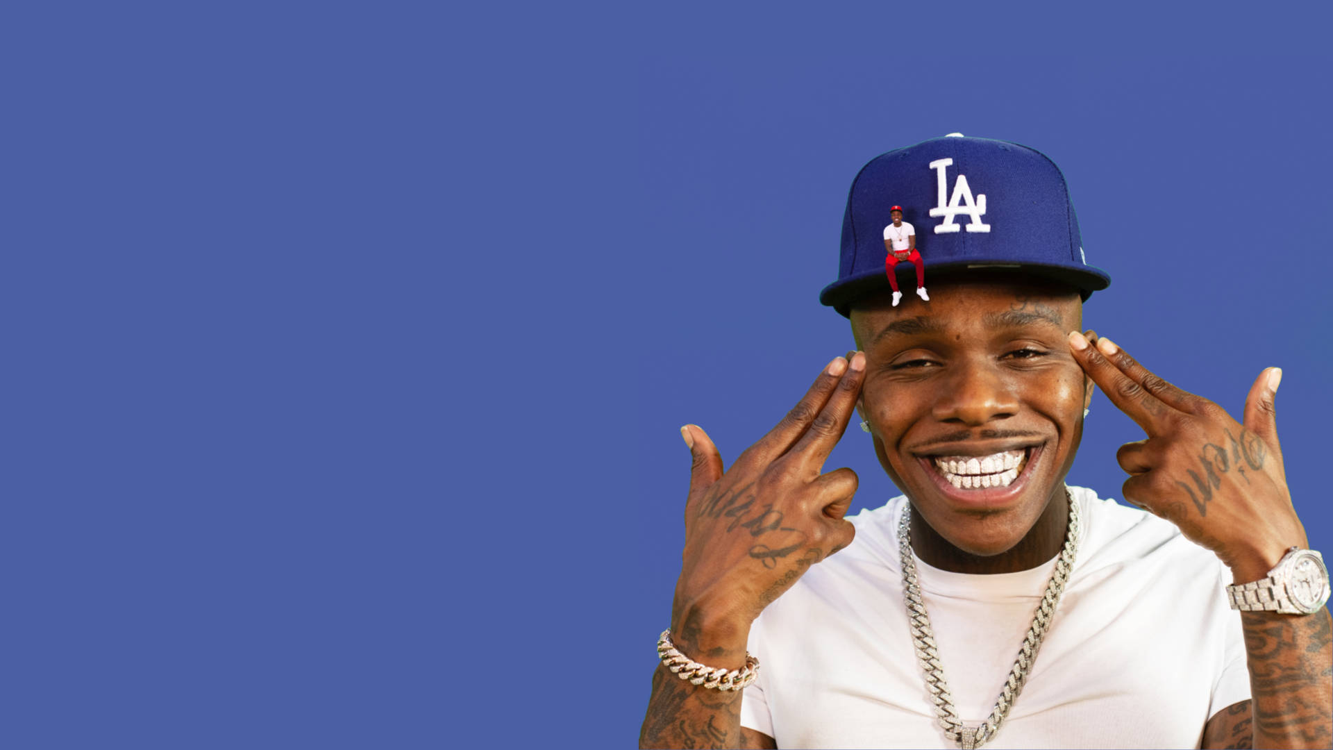 Dababy Blue Aesthetic Wallpaper