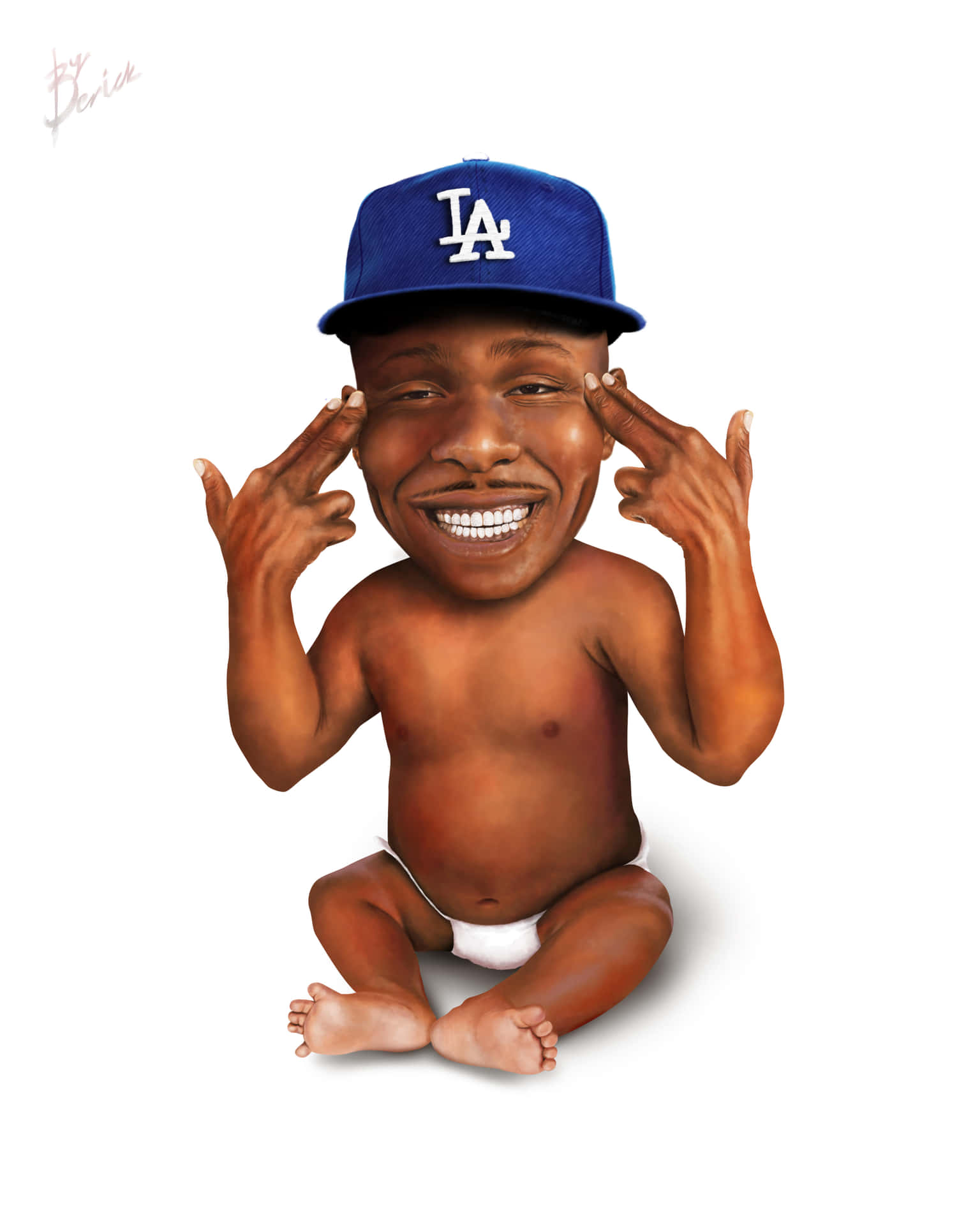"Express Yourself Through Art: Step into the World of Dababy Cartoon" Wallpaper