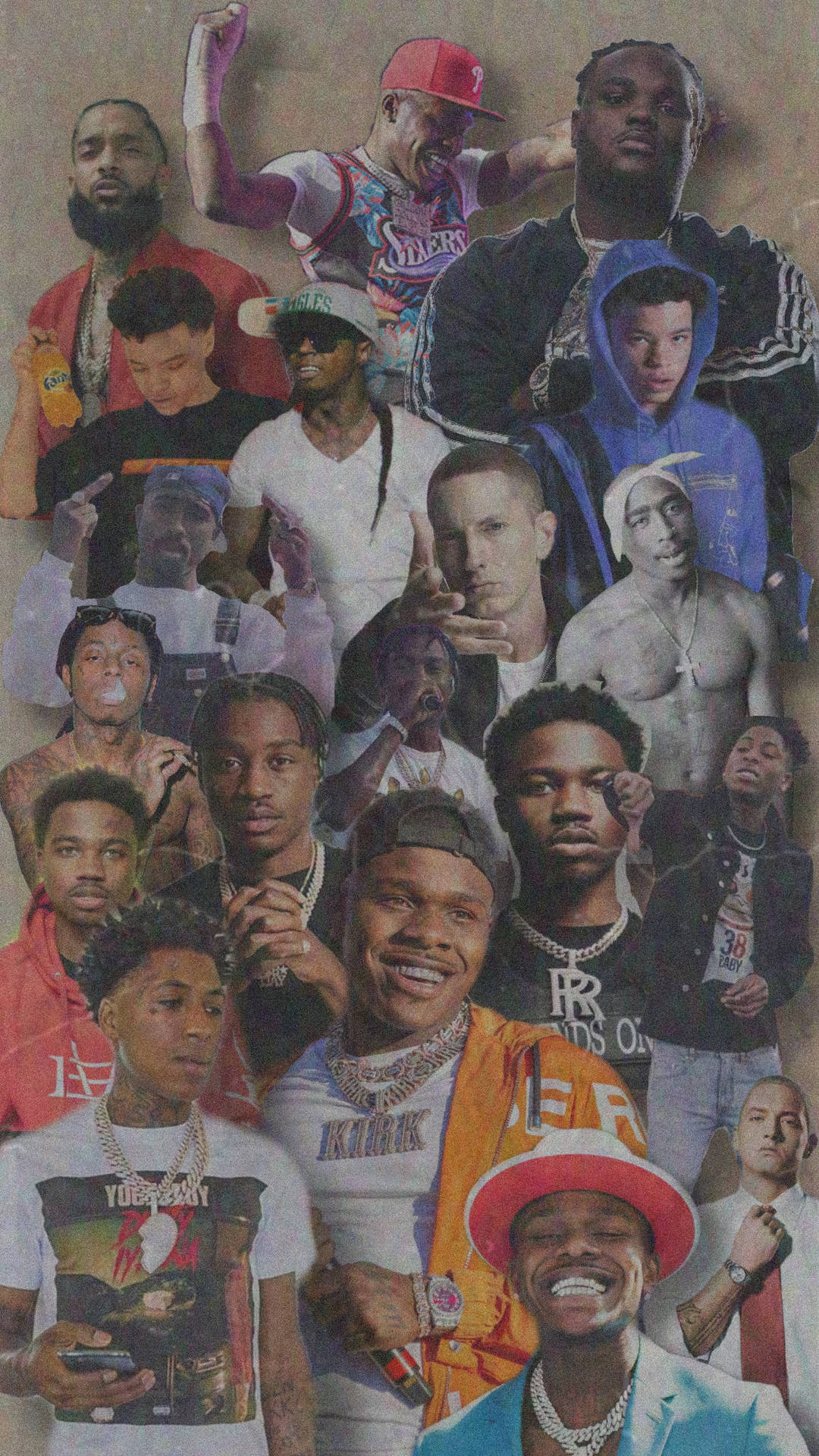 Various Rappers With Dababy Phone Wallpaper