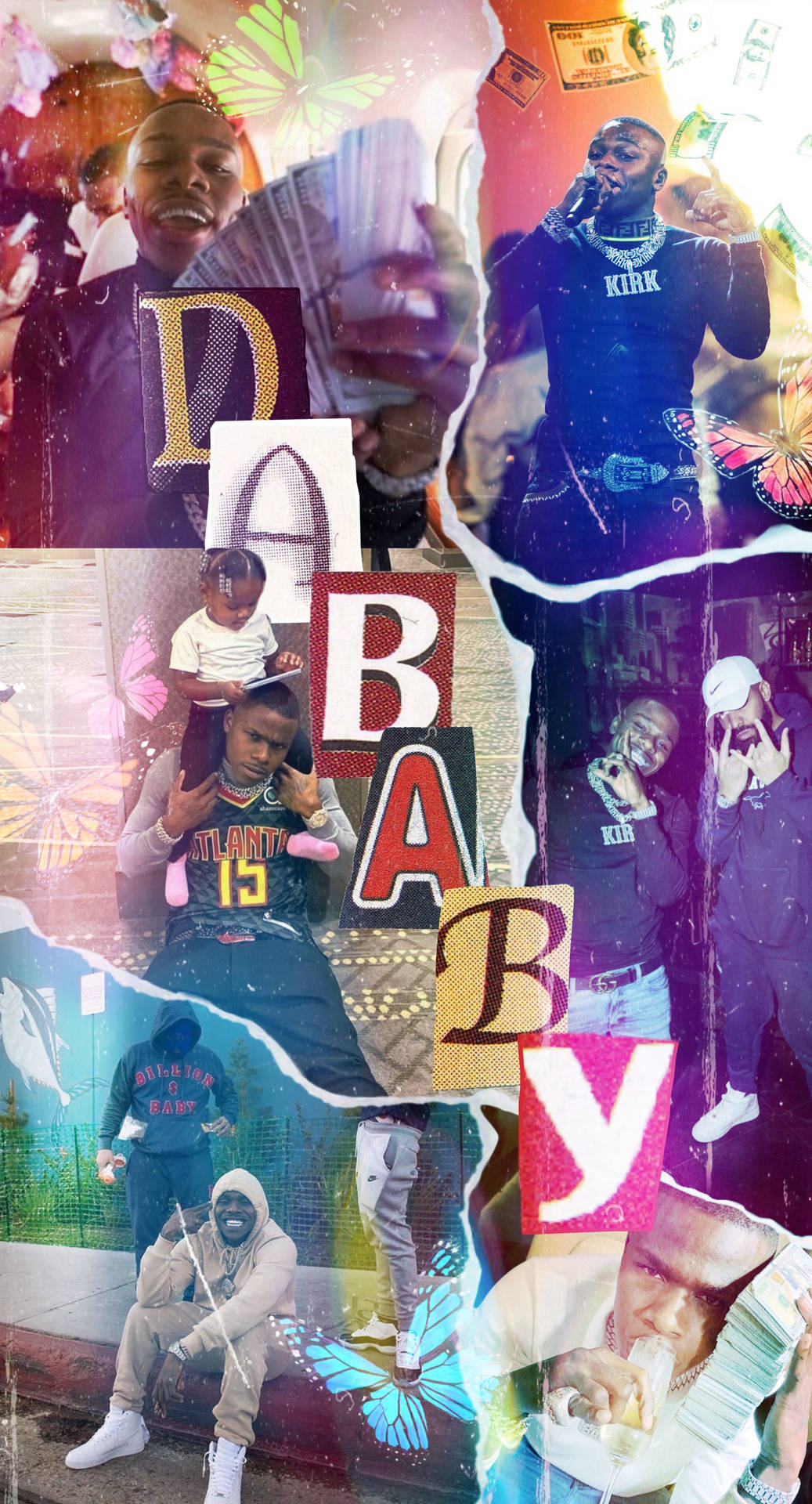 Dababy Phone With Fond Memories Wallpaper