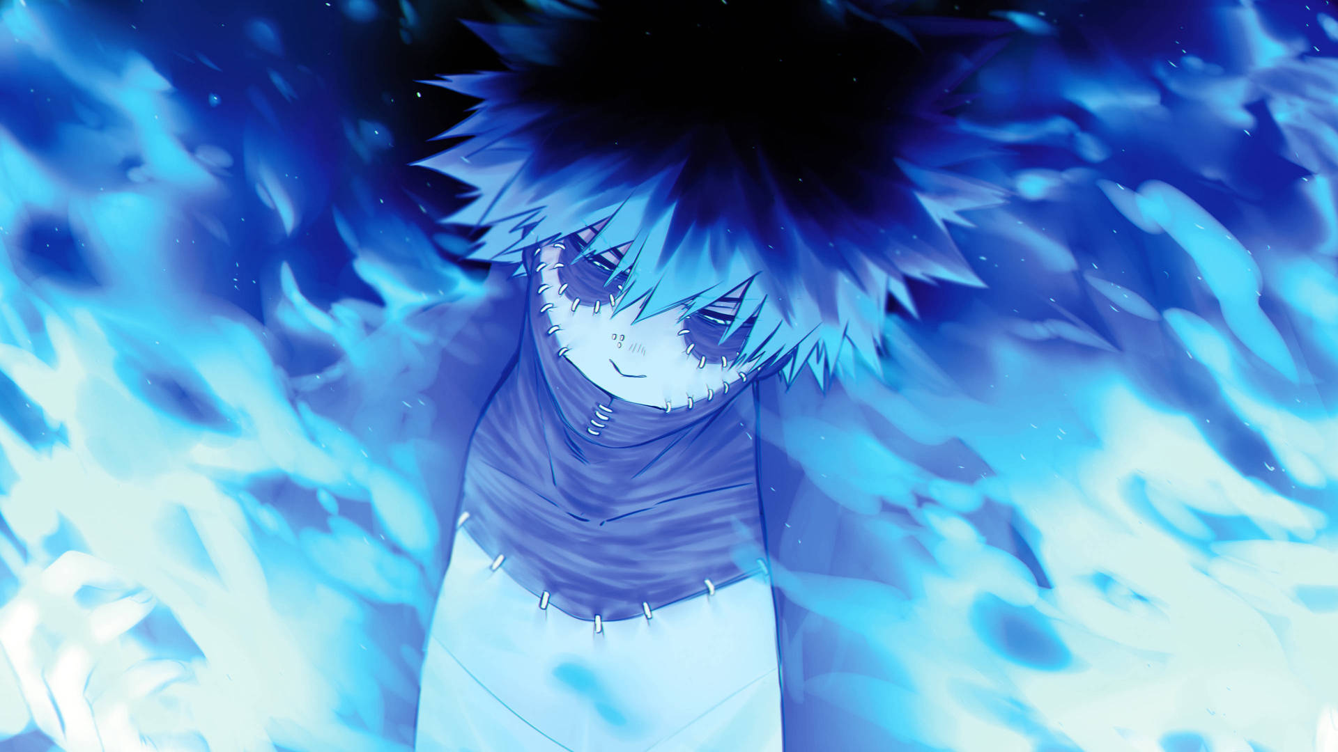 Dabi Standing in the Flames of Change Wallpaper
