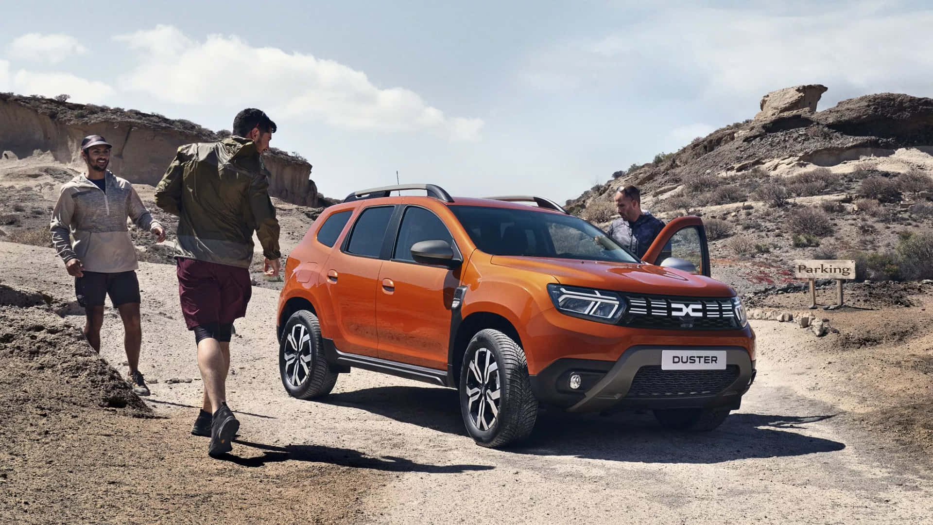 Dacia Duster Avontuur Buiten Achtergrond