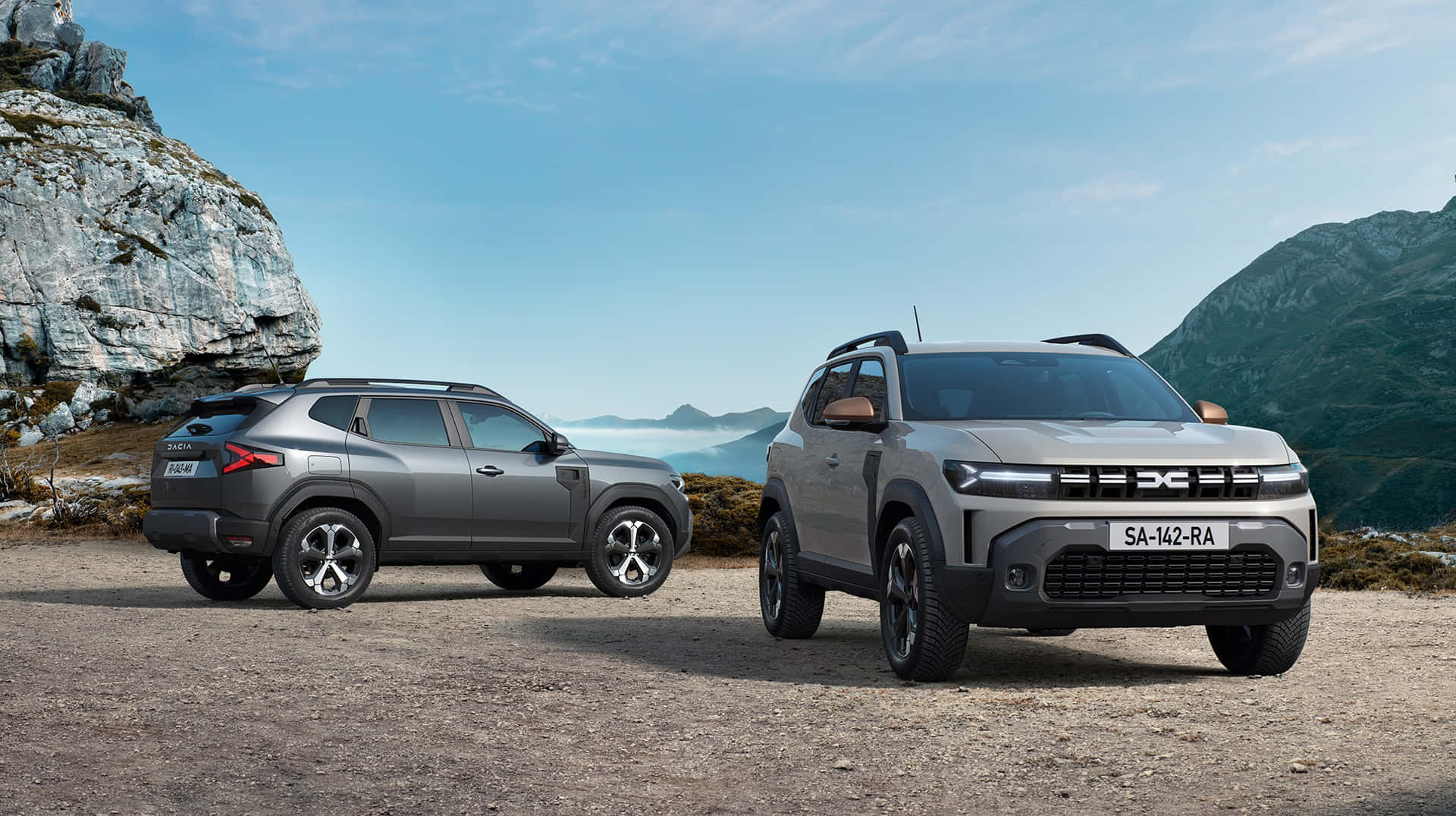 Dacia Duster Berg Achtergrond Achtergrond