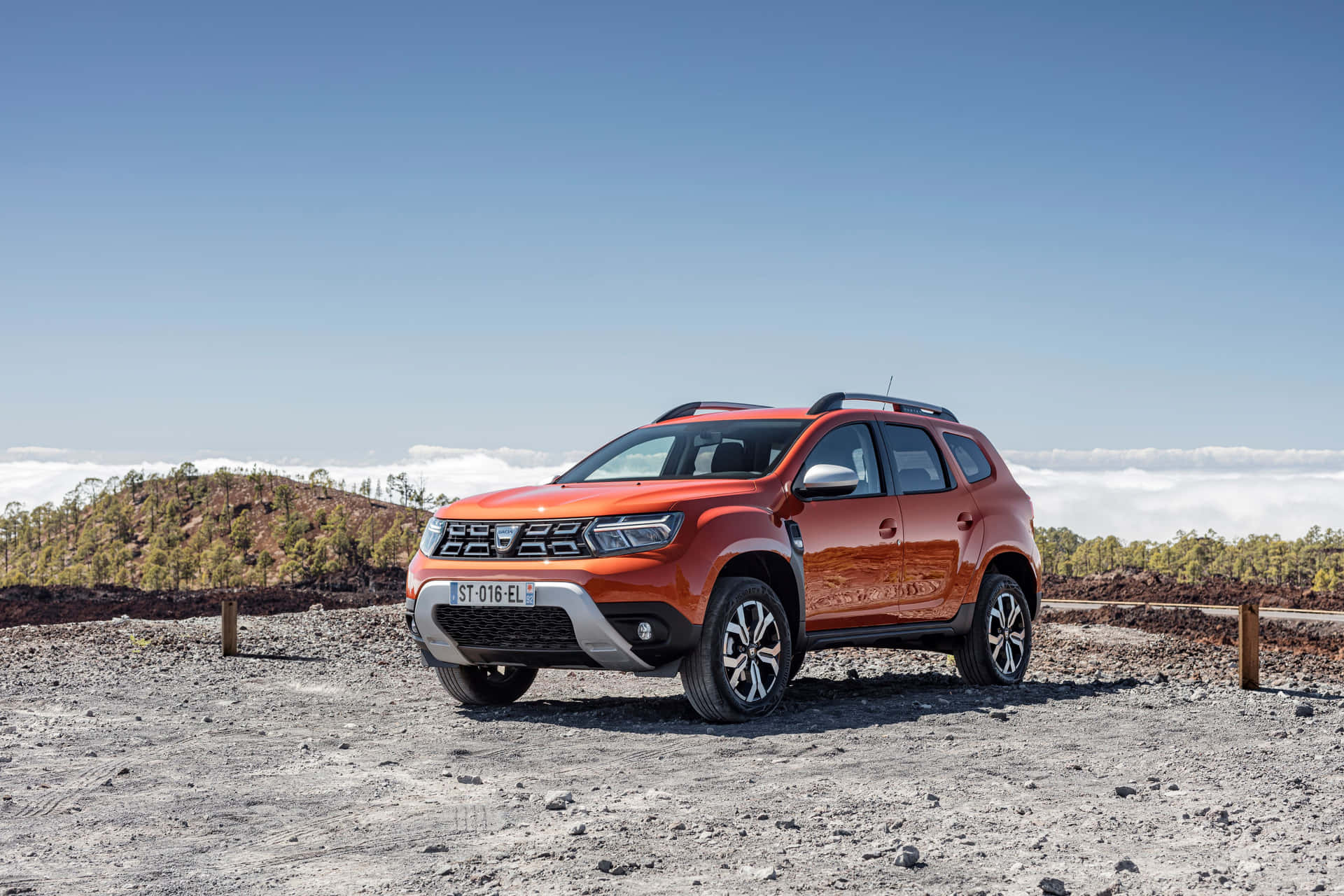 Dacia Duster Offroad Avontuur Achtergrond