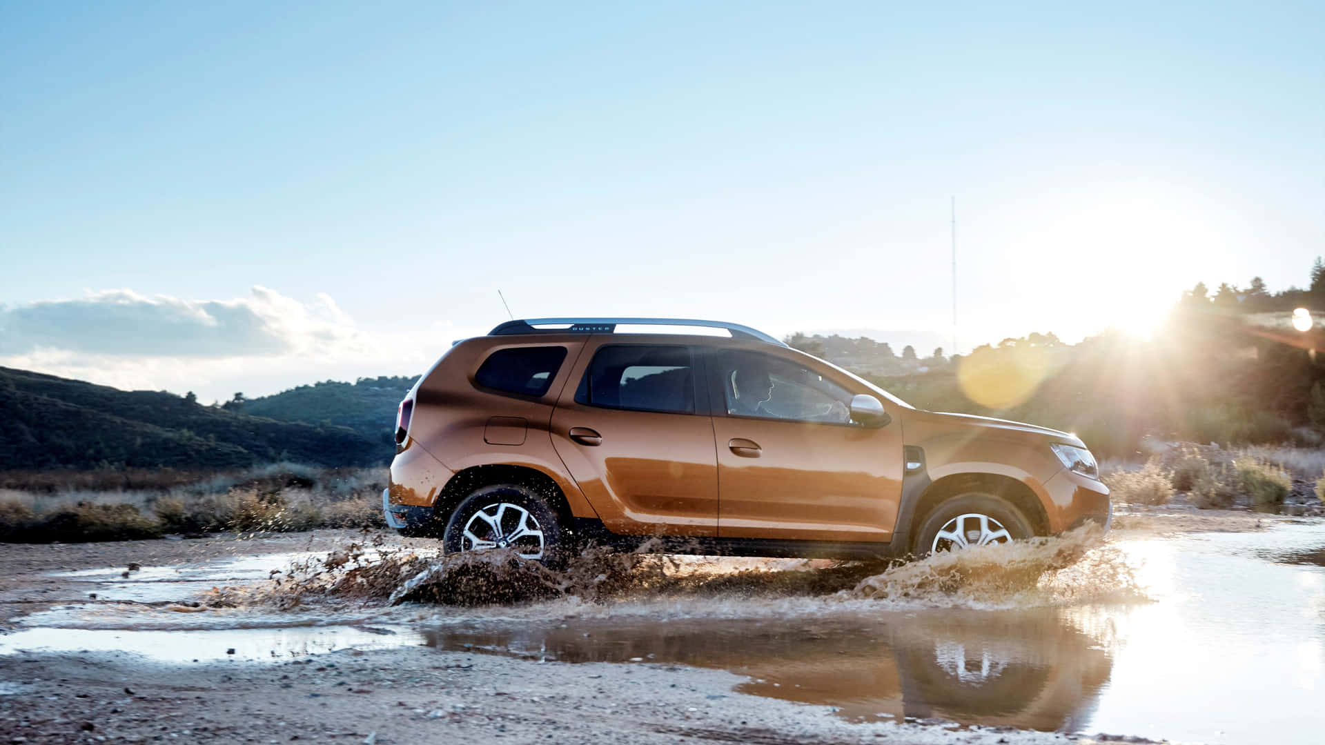 Dacia Duster Offroad Avontuur Achtergrond