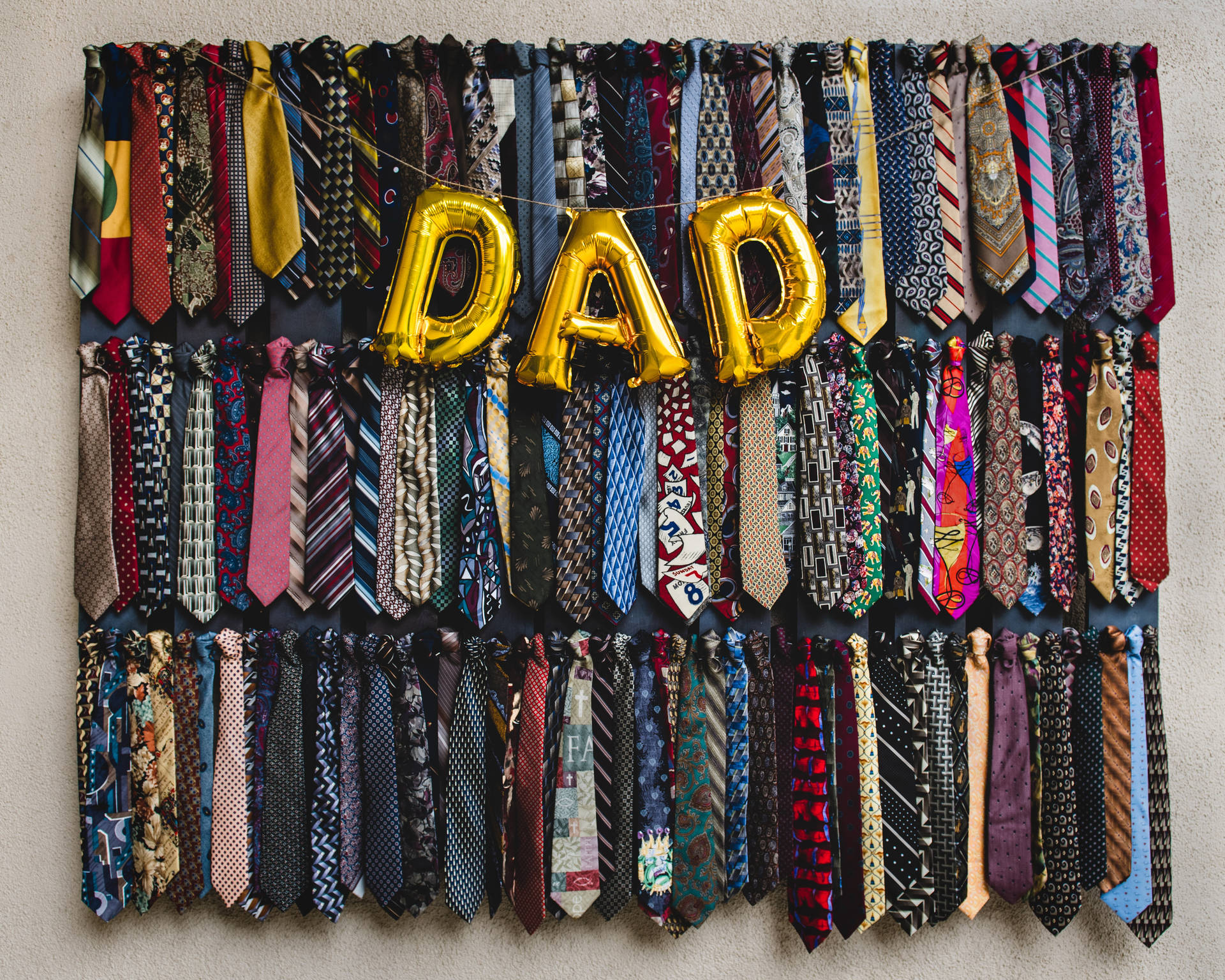 Dad And Neckties Wallpaper