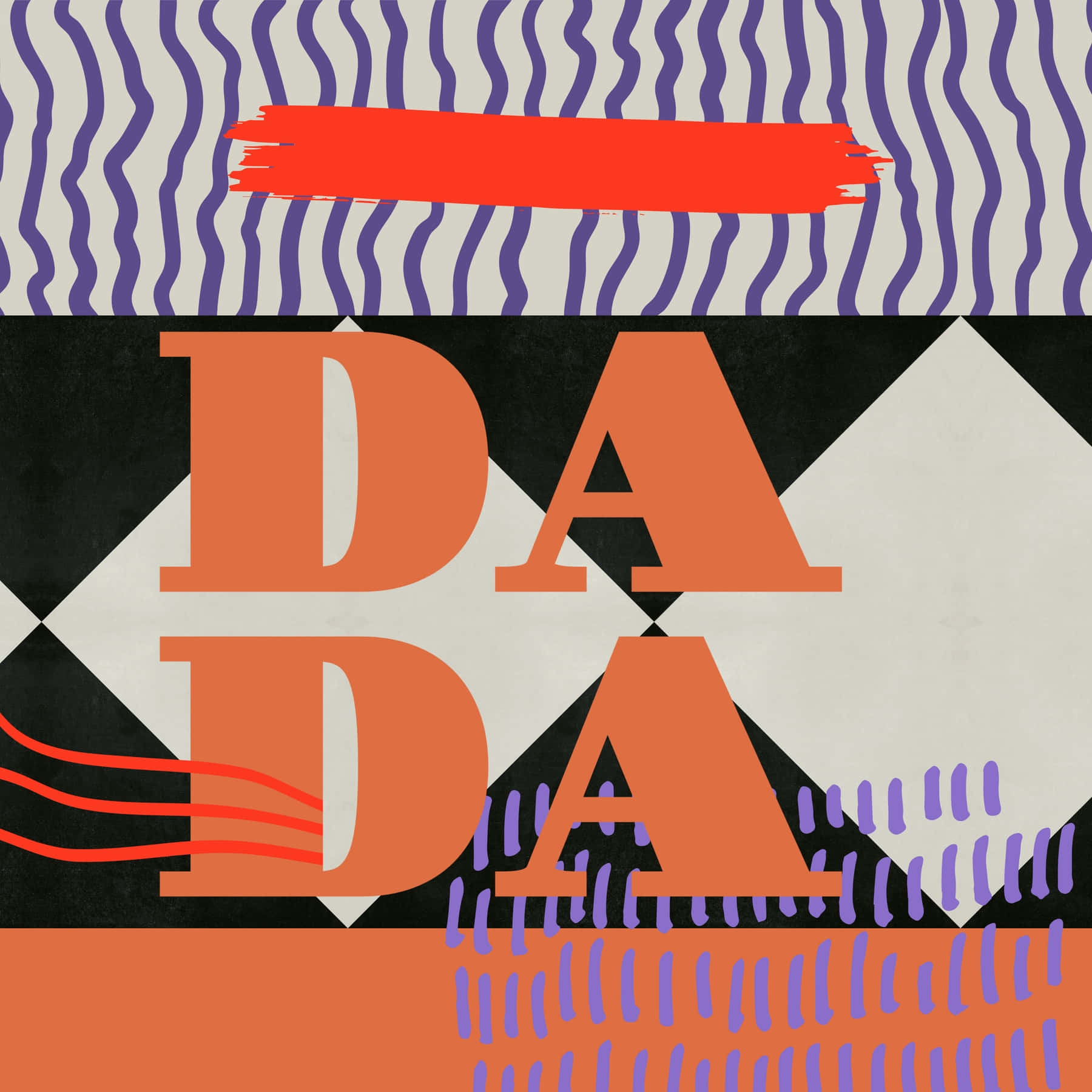 The artistic movement of Dadaism Wallpaper