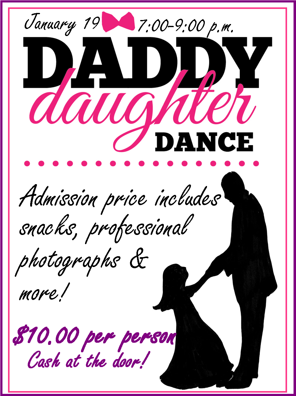 Download Daddy Daughter Dance Event Poster