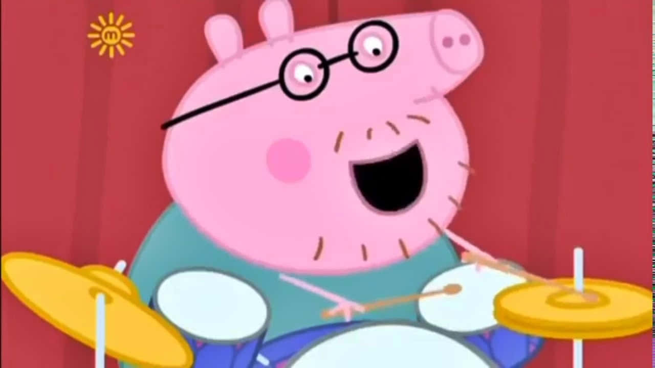 Meet Daddy Pig, Everyone's Favorite Cartoon Character. Wallpaper