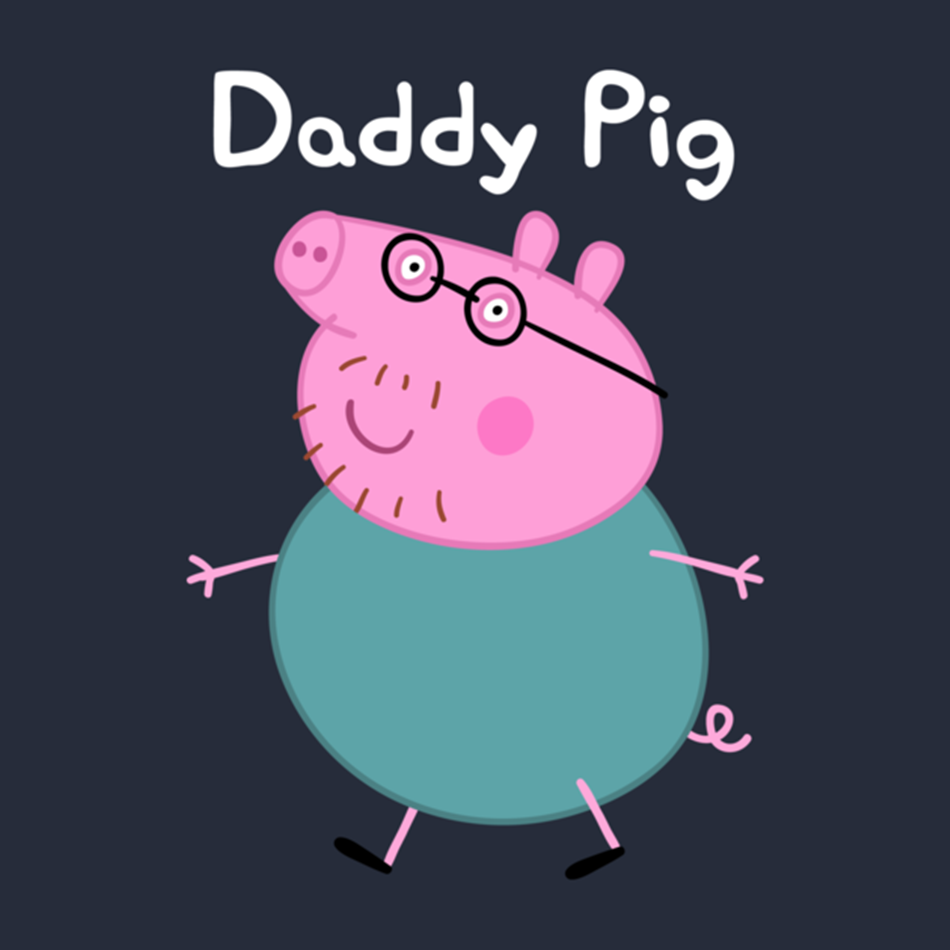 Daddy Pig Reading A Book To His Family Wallpaper