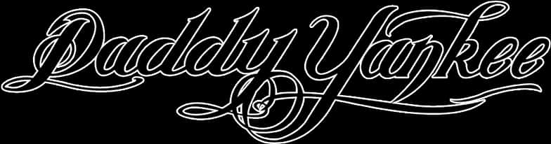 Daddy_ Yankee_ Logo_ Black_ Background PNG