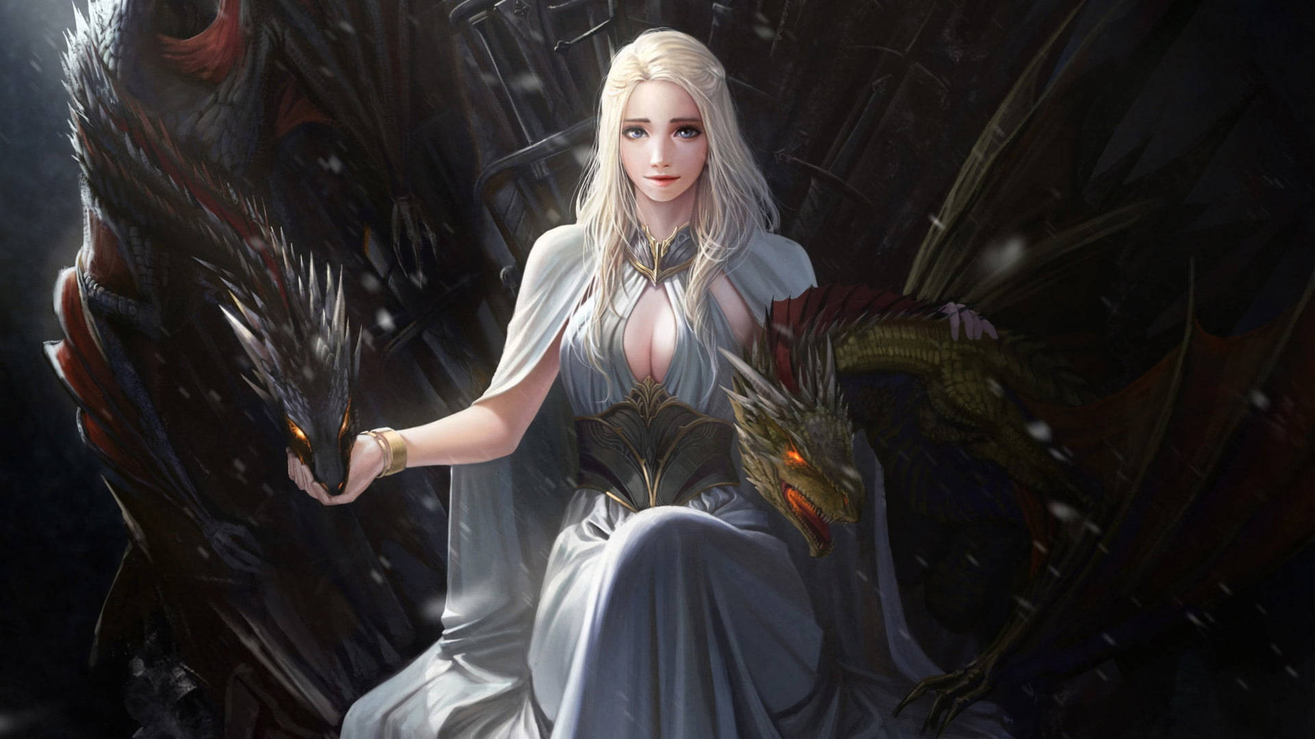 Daenerys Targaryen Iron Throne Fantasy