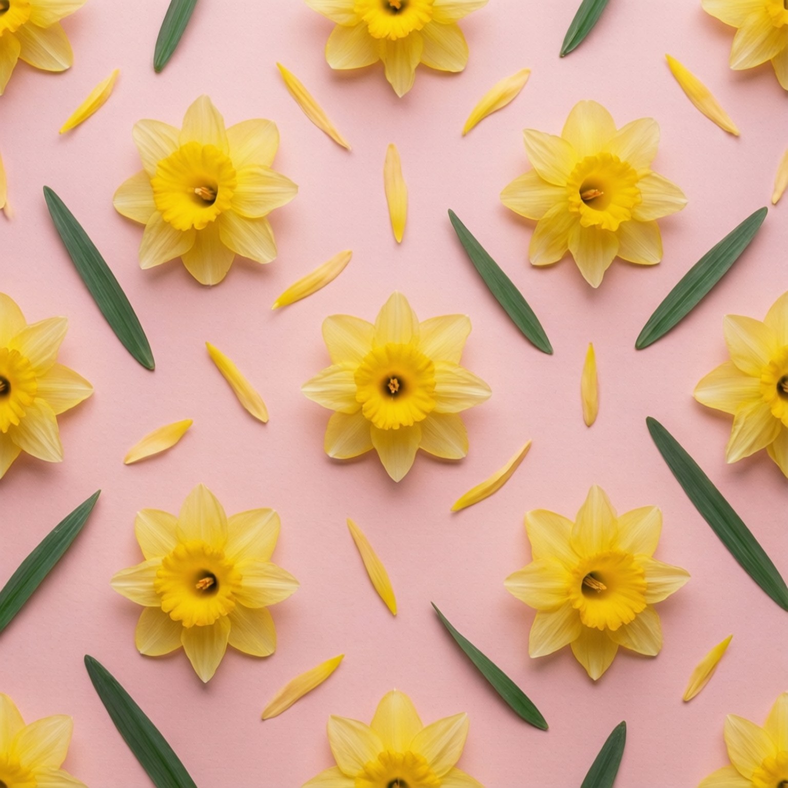 Pola Bunga Bakung Pink Wallpaper