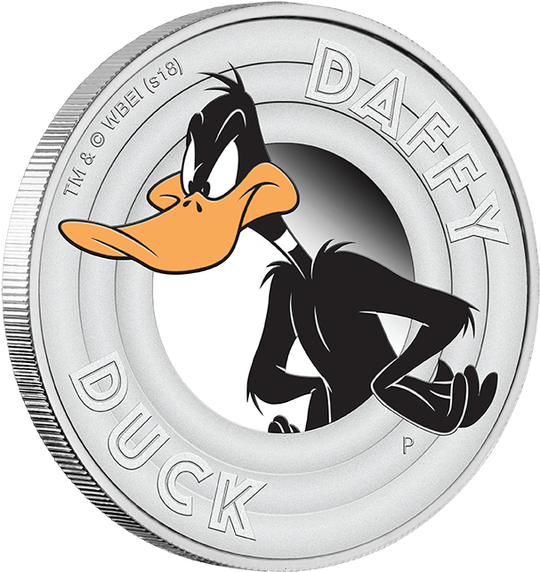 Daffy Duck Coin Illustration PNG