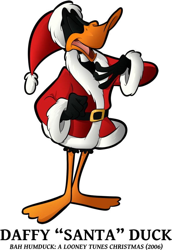 Daffy Duck Santa Costume Looney Tunes PNG