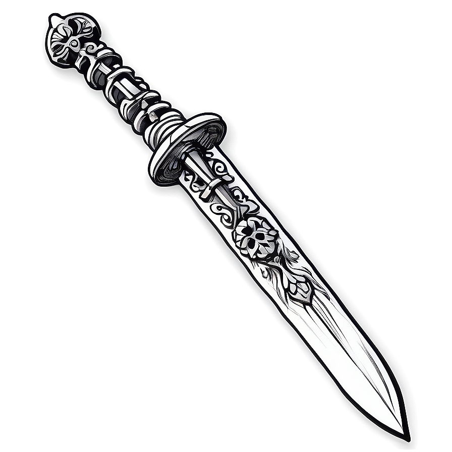 Dagger Tattoo Png 26 PNG