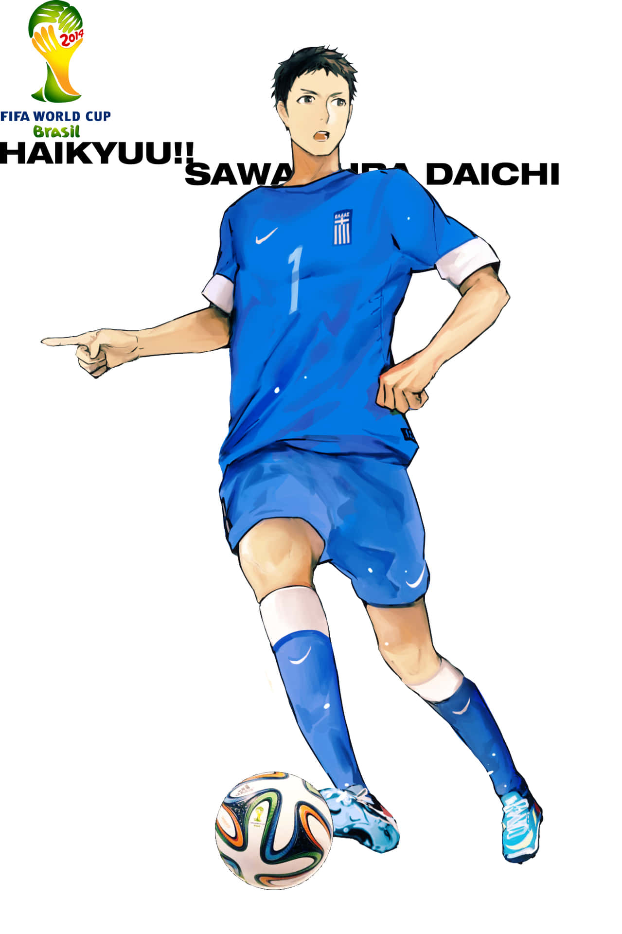 Daichi Sawamura – Determined Volleyball Captain Wallpaper