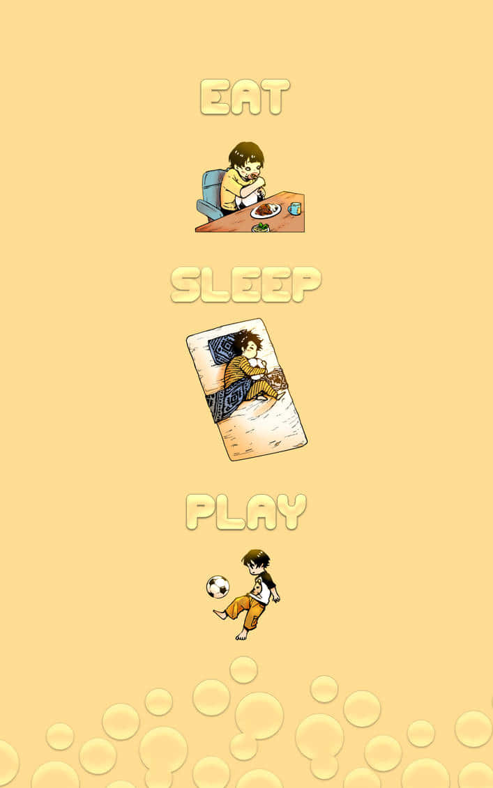 Daily Routine Anime Stylei Phone Wallpaper Wallpaper