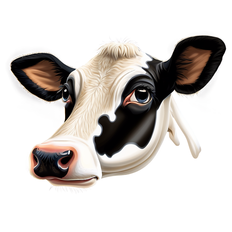 Dairy Cow Face Image Png Bjg11 PNG