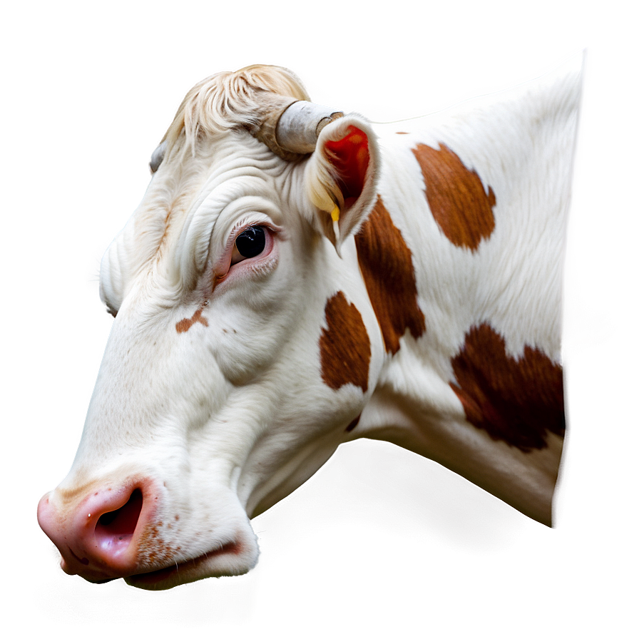 Dairy Cow Head Graphic Png Pvb PNG