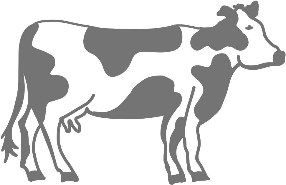 Dairy Cow Silhouette PNG