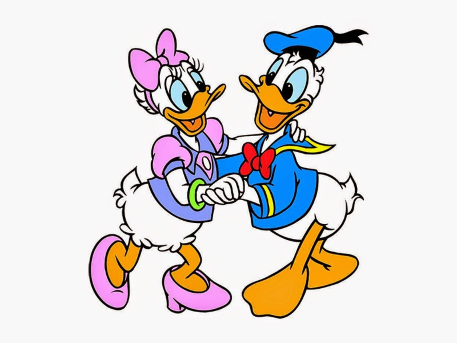 Daisy Duck And Donald Duck Art Wallpaper
