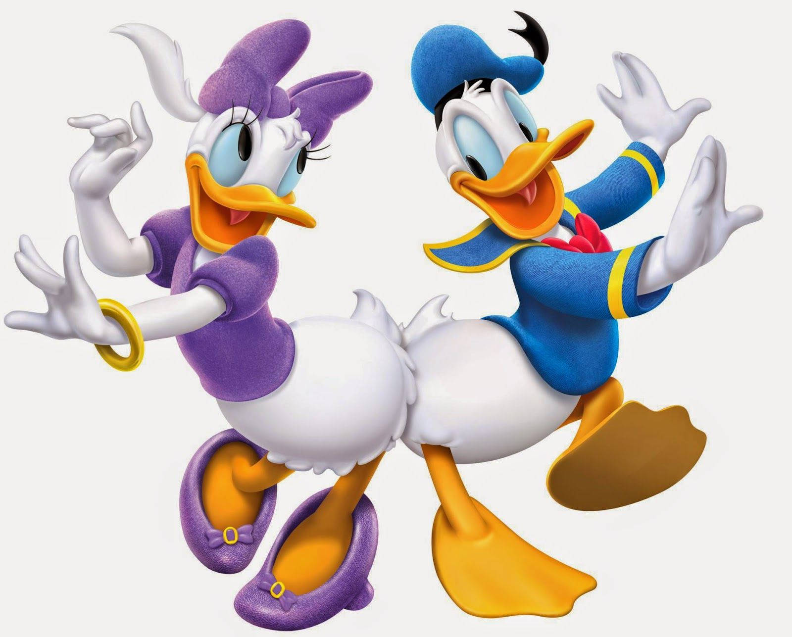 Daisy Duck And Donald Duck Dance Wallpaper
