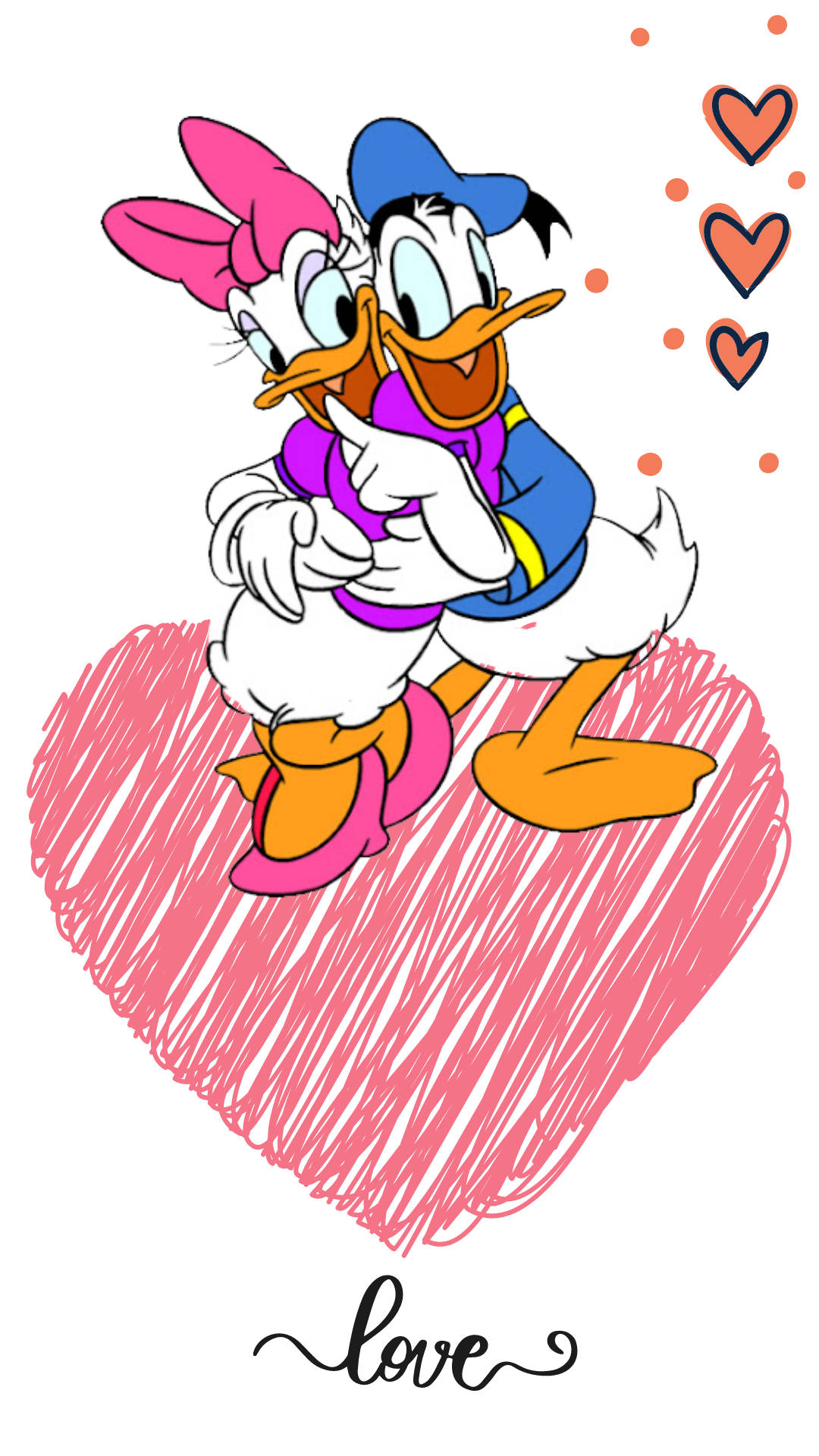Download Daisy Duck And Donald Duck Love Wallpaper 