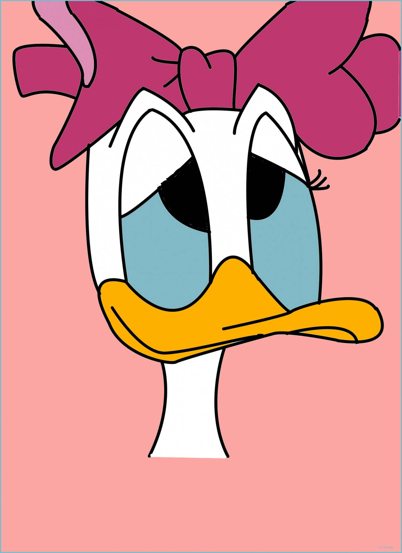 Daisy Duck Annoyed Face Wallpaper