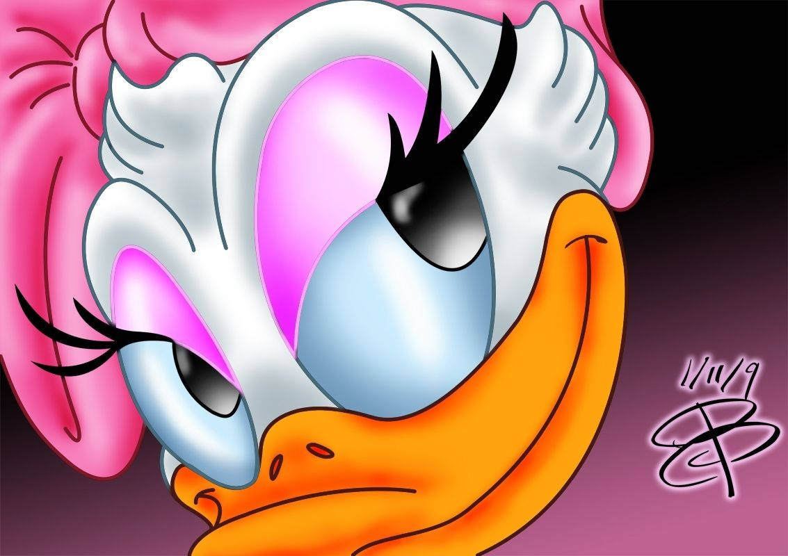 Daisy Duck Headshot Image Wallpaper