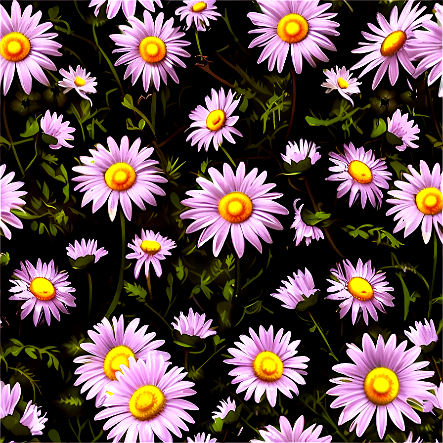 Daisy Pattern Png Fdt18 PNG