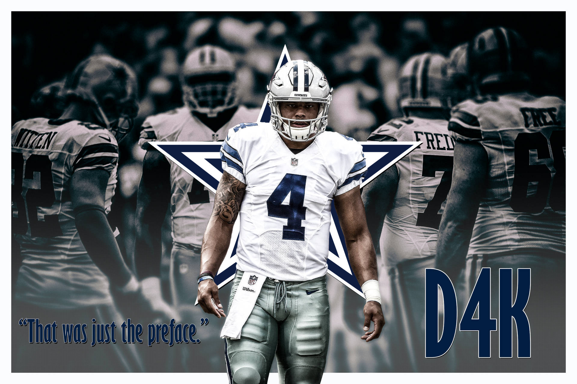 Dallas Cowboys  Dak Prescott  iPhone Wallpaper  Facebook