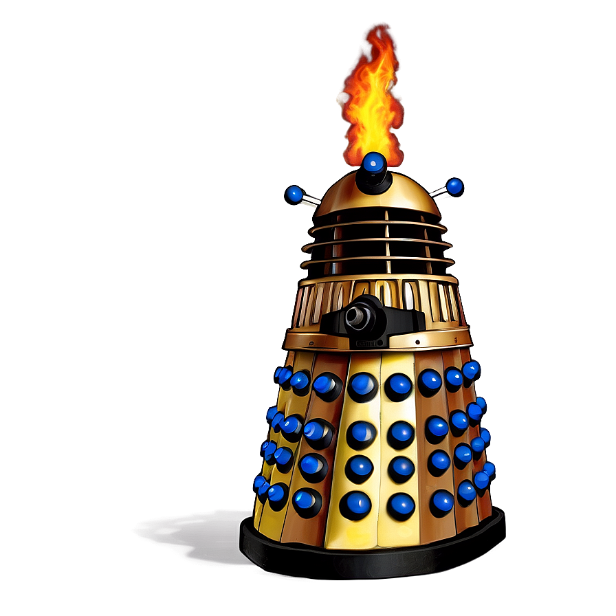 Dalek On Fire Png 66 PNG