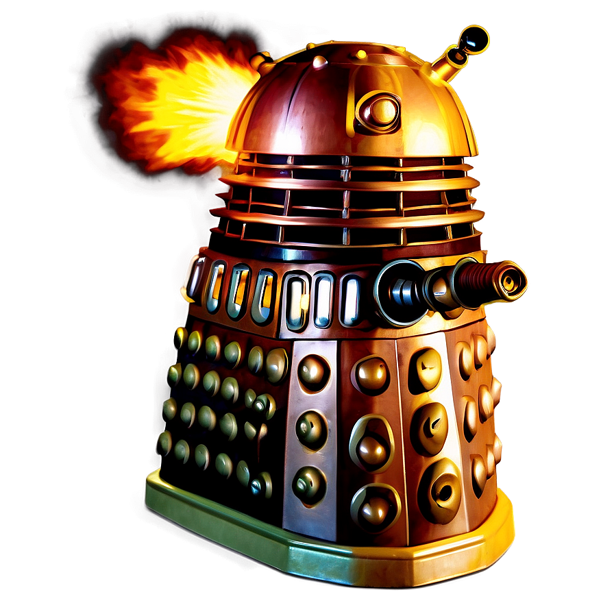 Dalek On Fire Png Hlx65 PNG