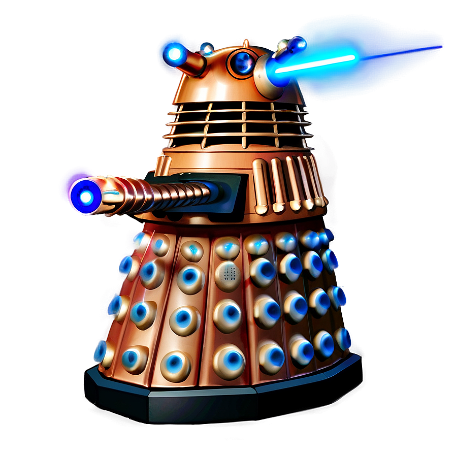 Dalek With Laser Png Vvd PNG