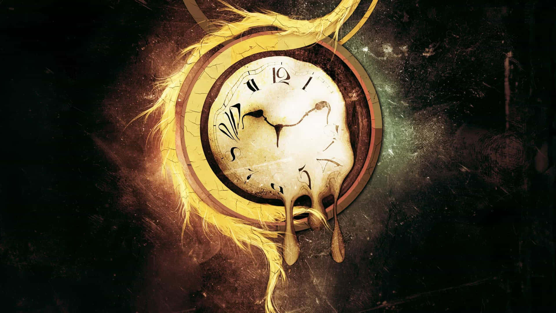 Dali's Melting Clock Wallpaper