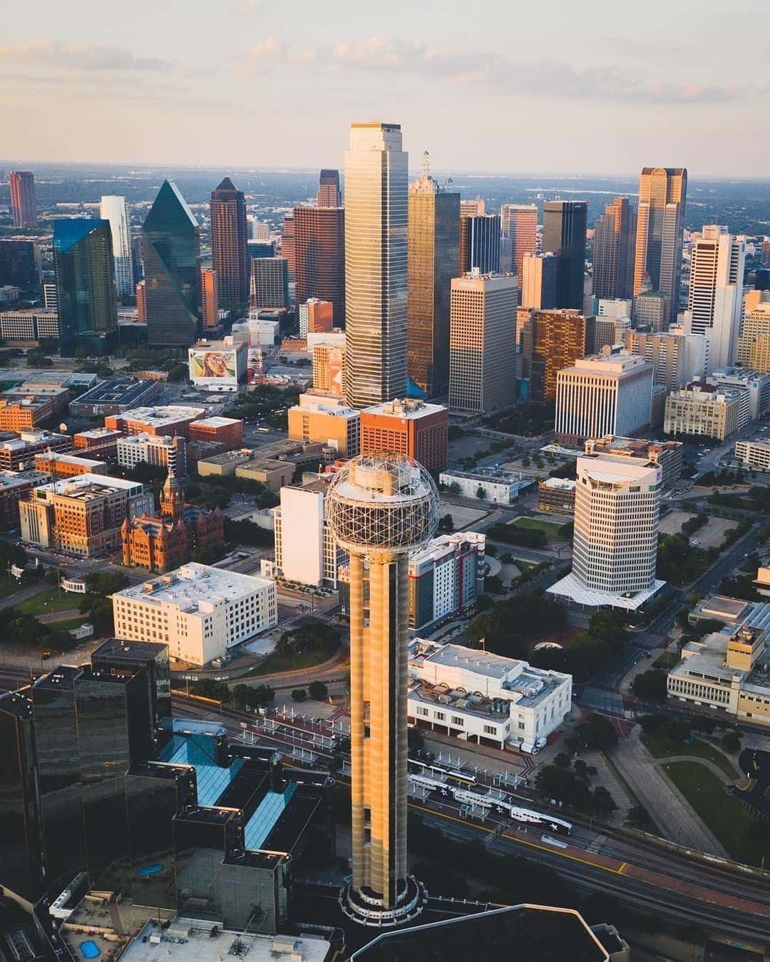 Panoramic View Of Dallas County Background