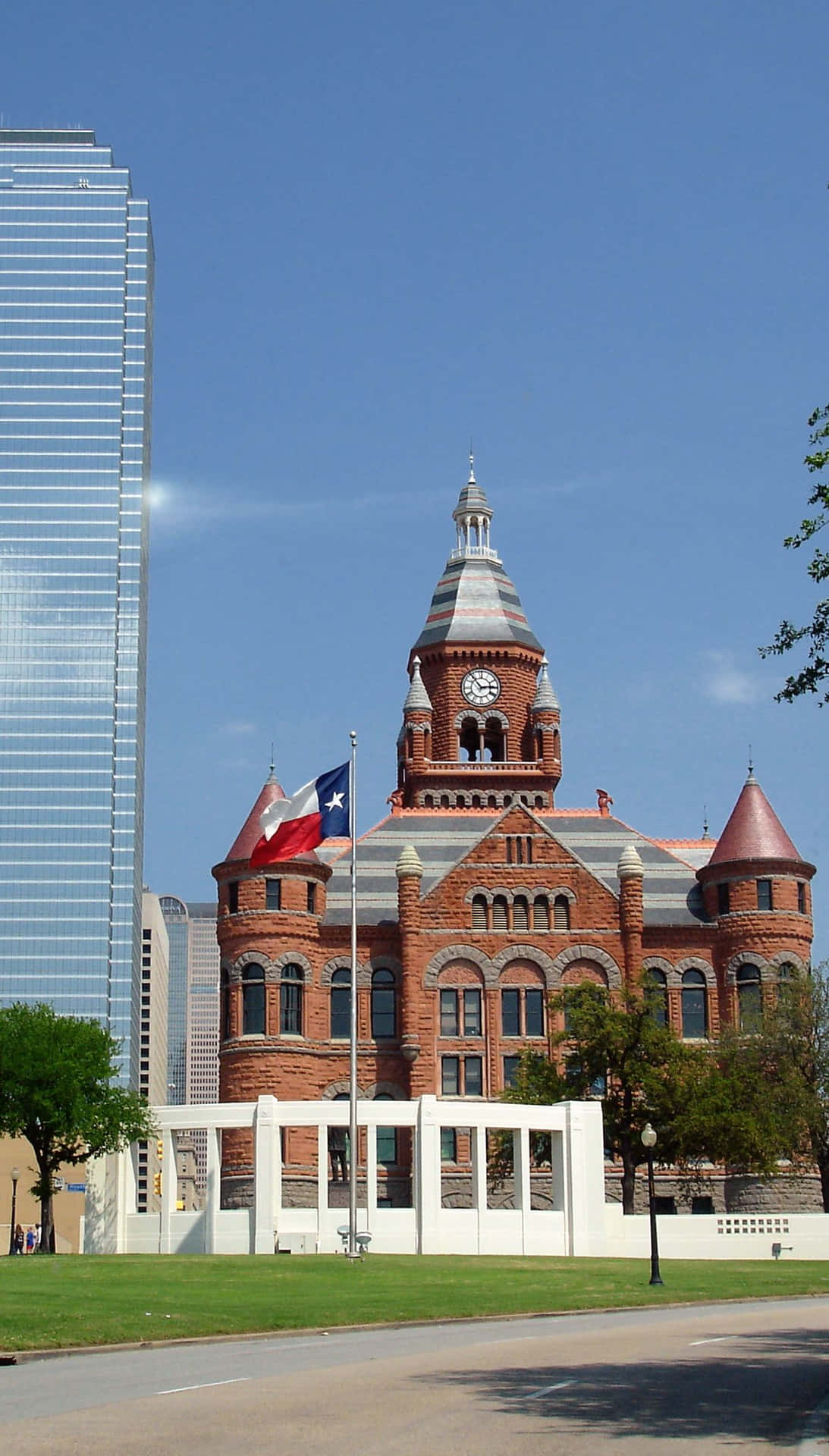 Dallas County Background Old Red Courthouse