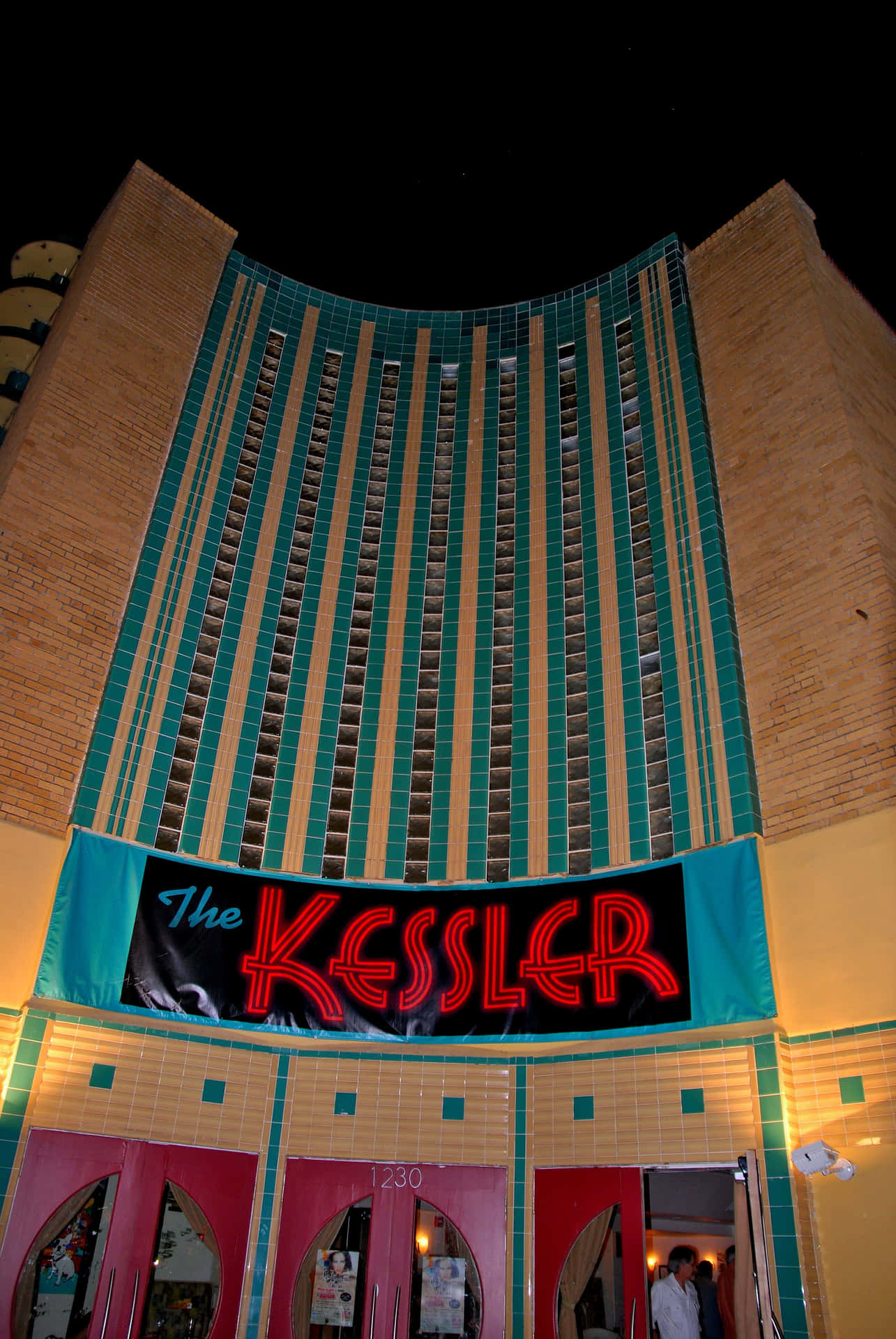 Hintergrundbilddes Kessler Theaters Im Dallas County