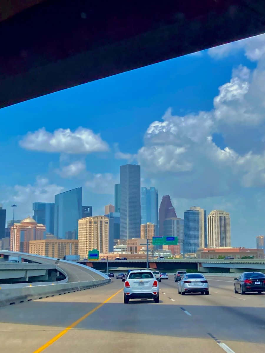 Dallascounty Hintergrund Im Skyway
