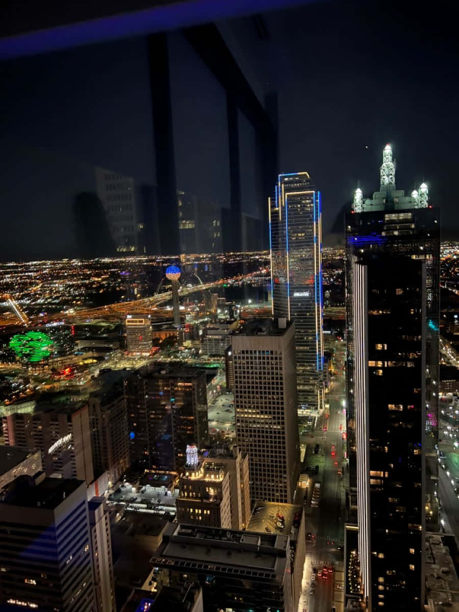 Ausblickaus Dem Fenster In Dallas County-hintergrund