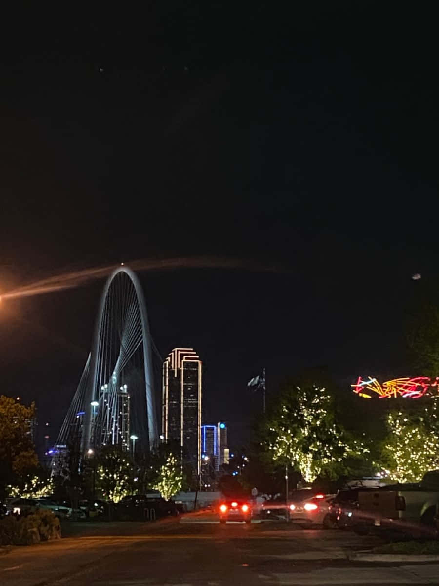 Dallascounty Hintergrundbrücke & Bank
