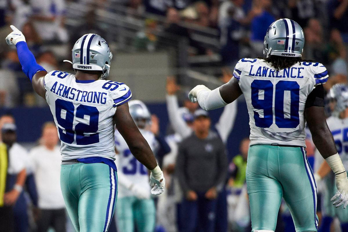 Dallascowboys Armstrong Und Lawrence Wallpaper