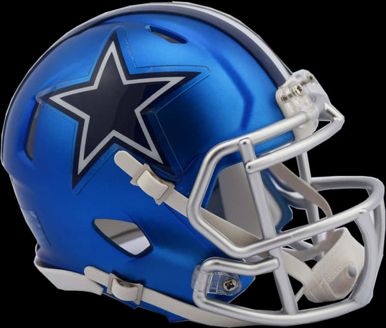 Dallas Cowboys Helmet Iconic Design PNG