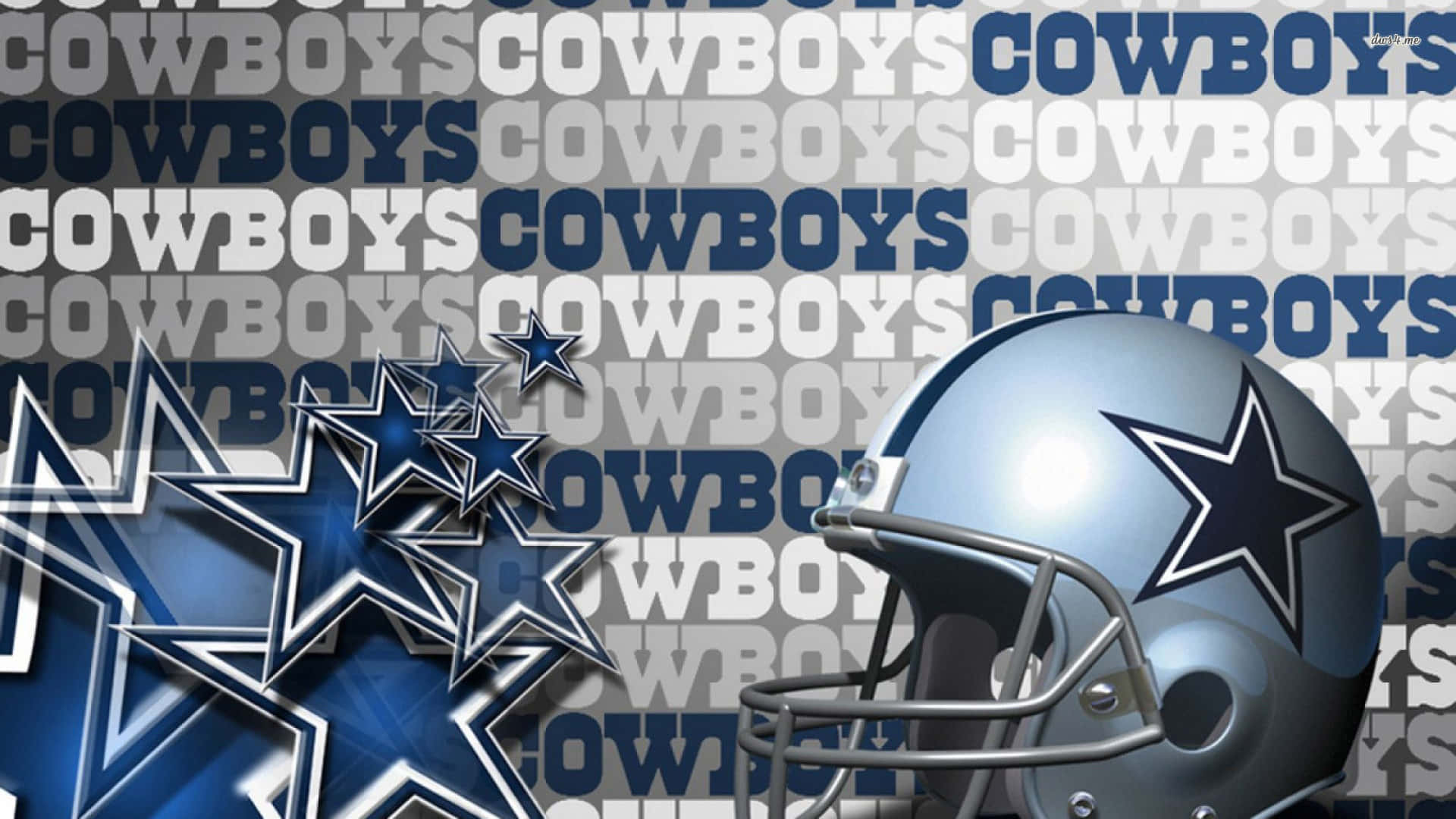 Dallas Cowboys Helmetand Logo Wallpaper Wallpaper