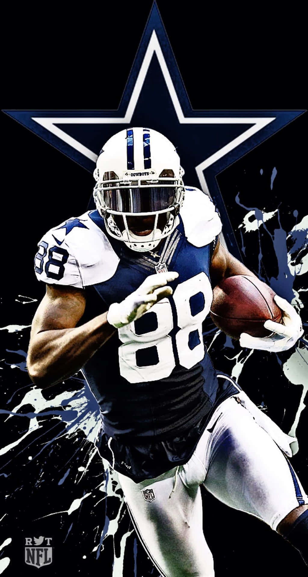 Athlete From The Dallas Cowboys Iphone Wallpaper