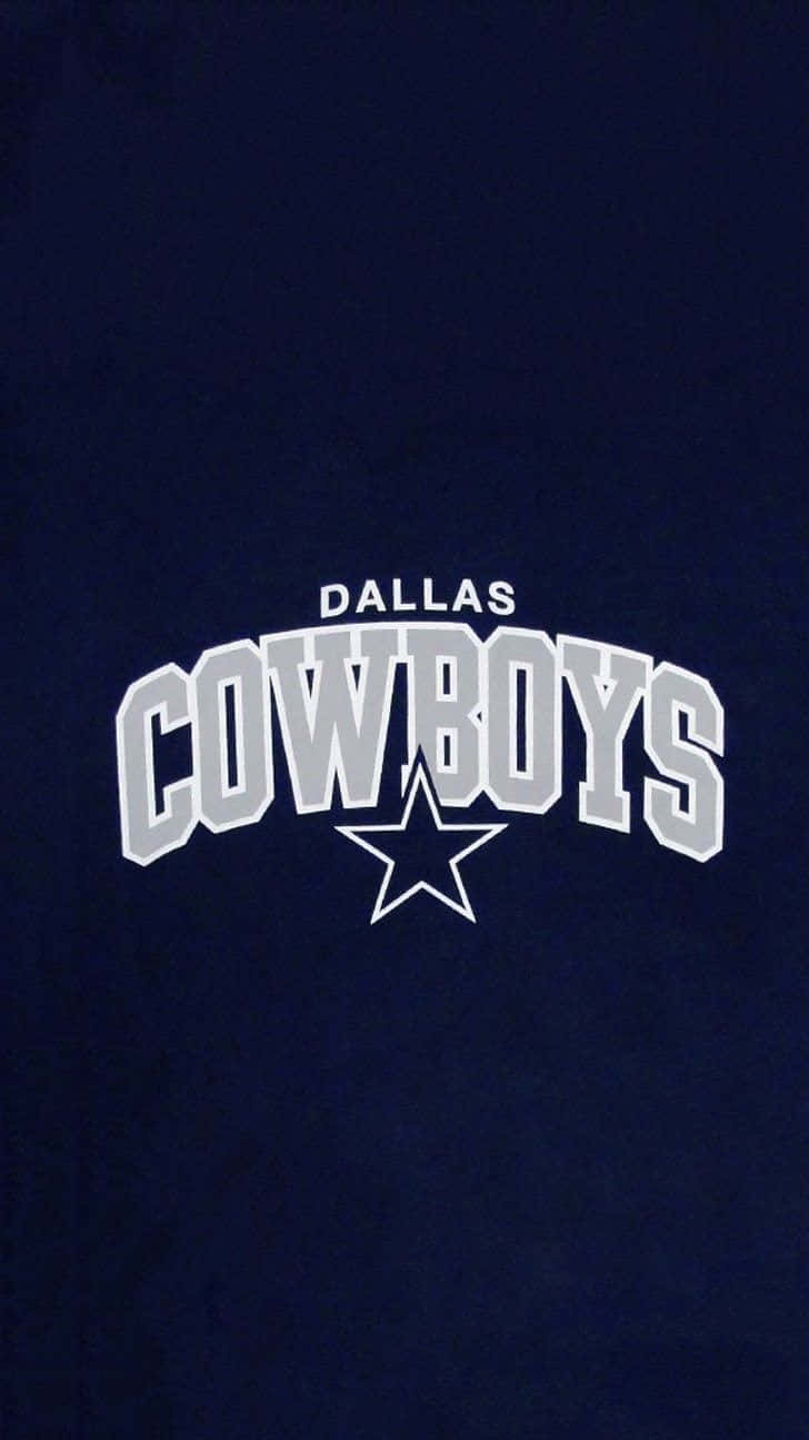 Tipografíade Dallas Cowboys Para Iphone Fondo de pantalla