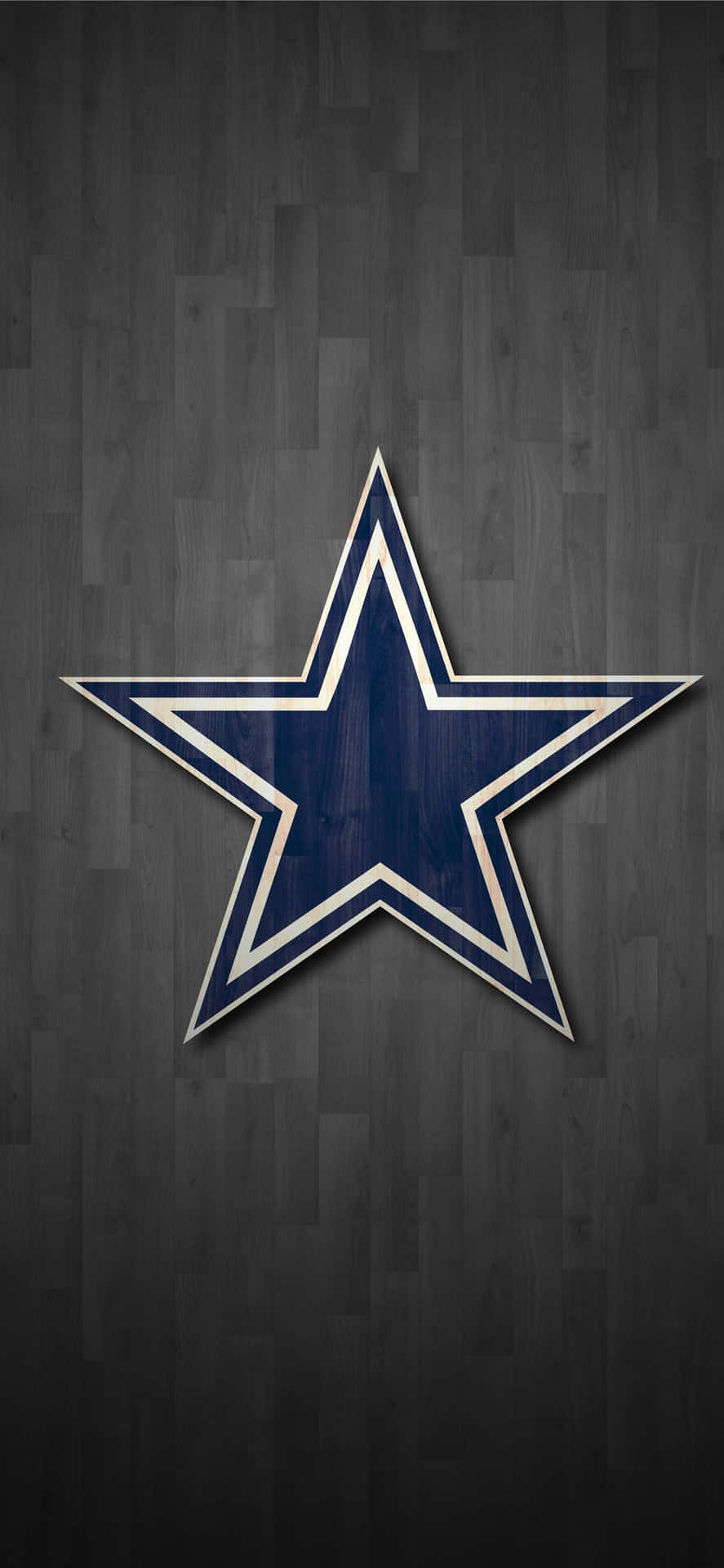 Logoestrella Genial De Los Dallas Cowboys Para Iphone Fondo de pantalla