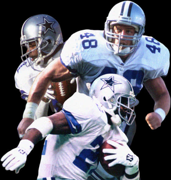 Dallas Cowboys Legends Collage PNG
