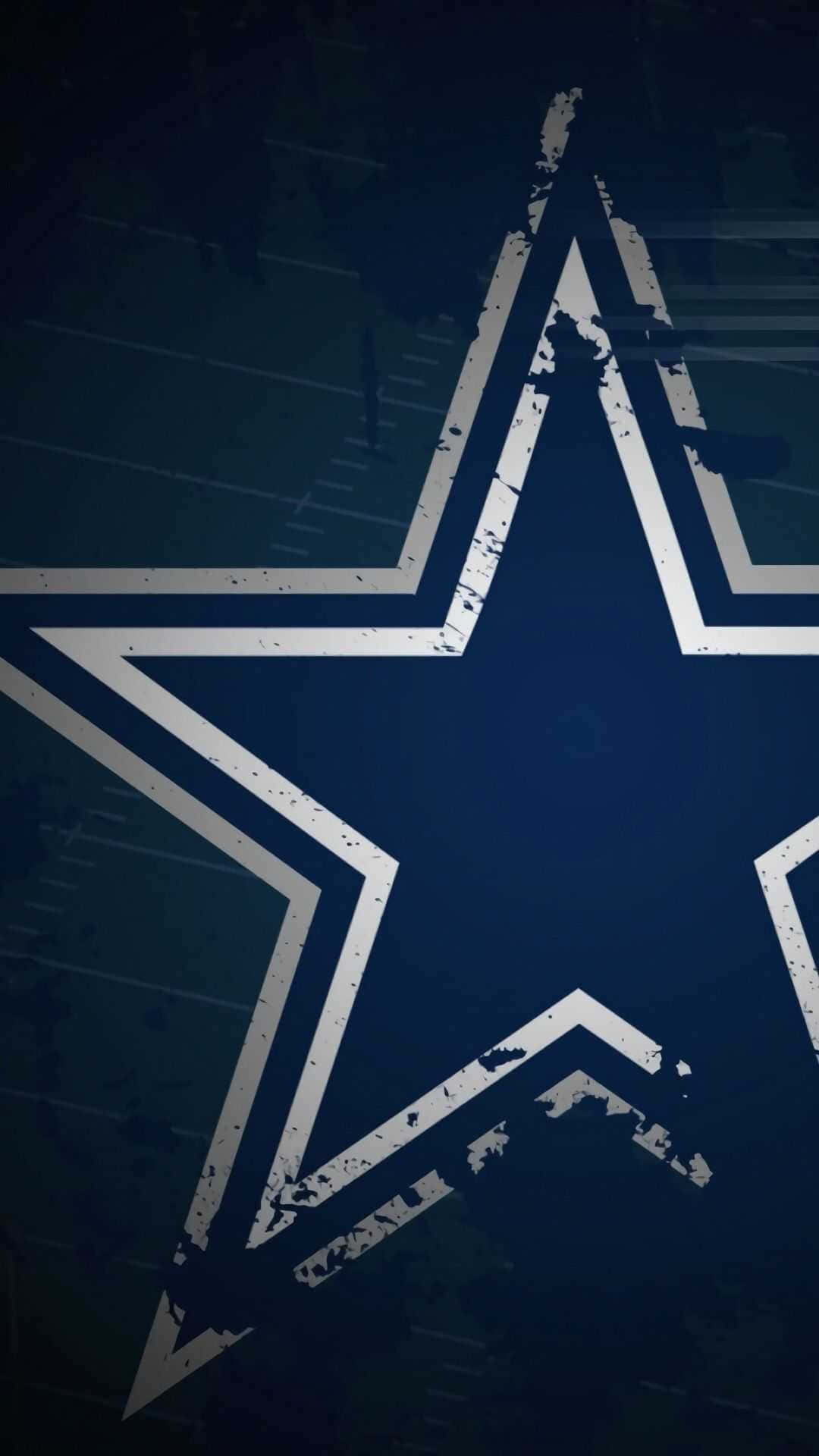 Dallas Cowboys Logo Distressed Background Wallpaper